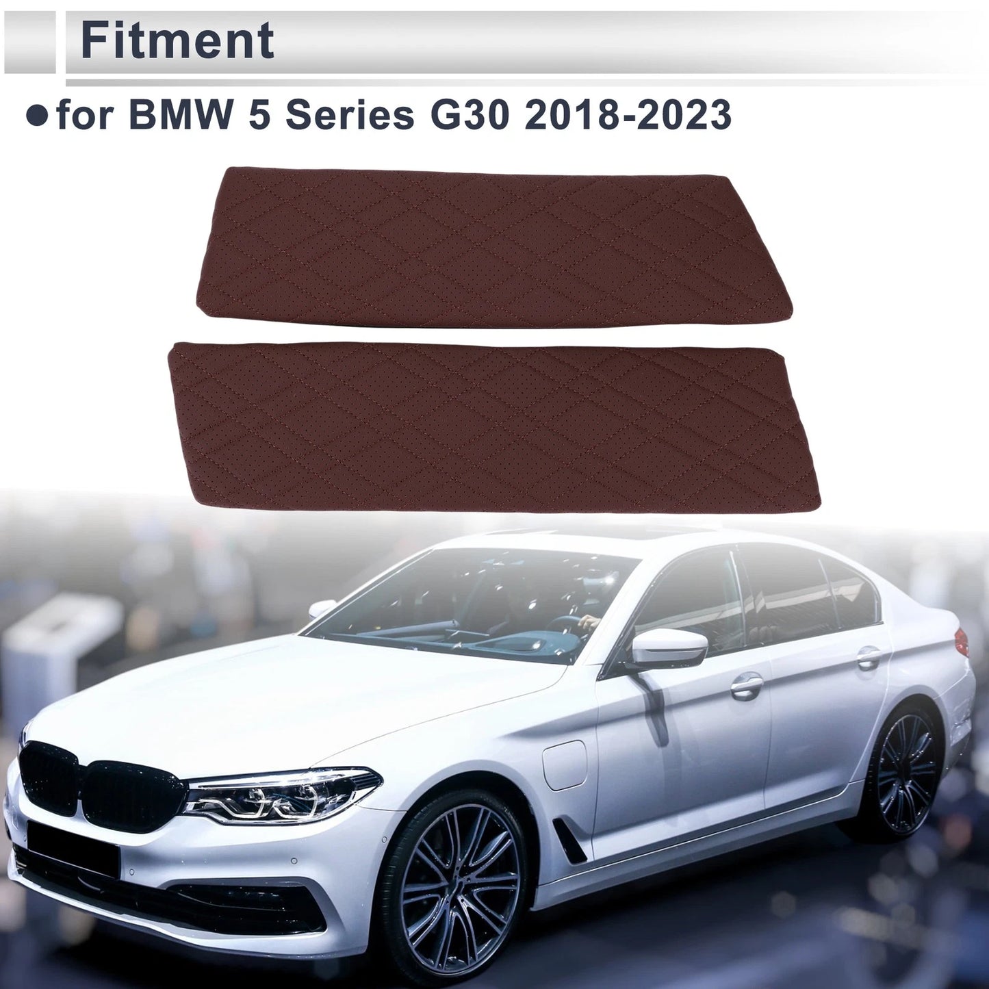 Set of 1 Center Console Cover for BMW 5 Series G30 (2018–2023) Dark Red