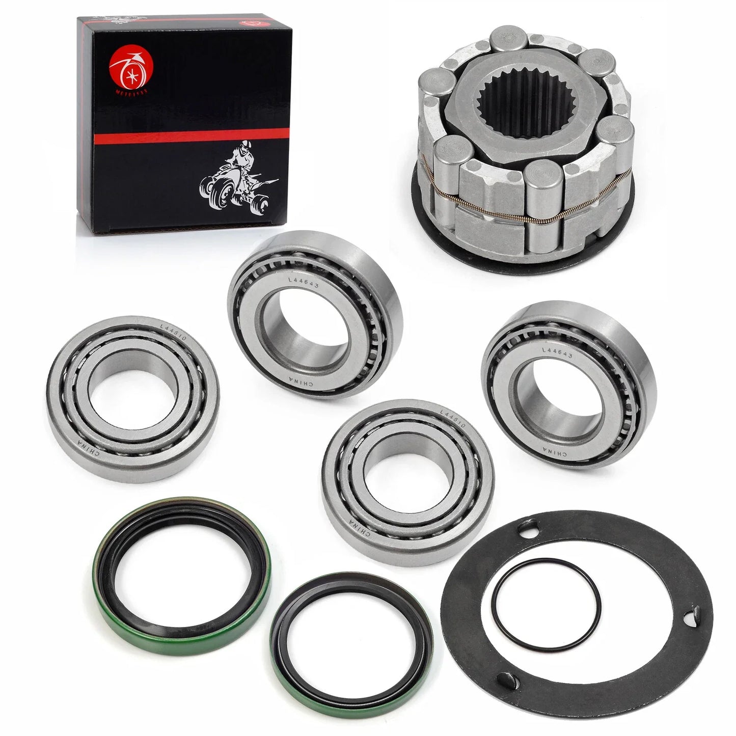 Front Wheel Hub Clutch & Bearing Seal for Polaris Sportsman 500 HO (1999–2008)