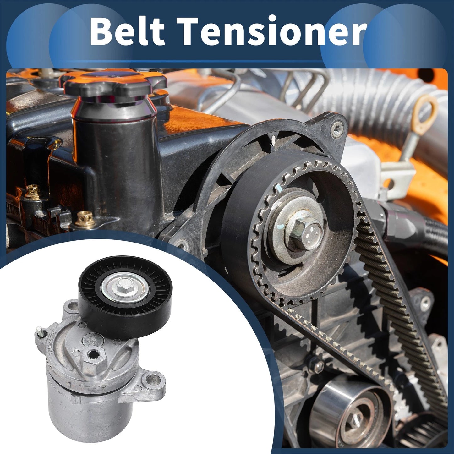 Belt Tensioner for Infiniti QX60 (2013–2020) No. 119553KY0A Metal