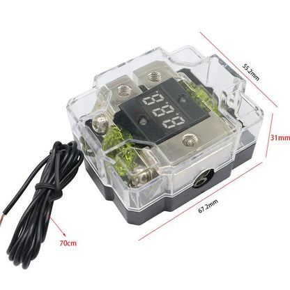 100A Car Audio Amplifier Fuse Holder Power Distribution Block Splitter