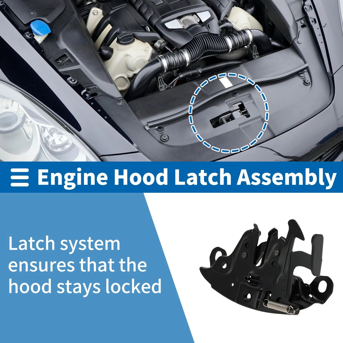 Hood Latch Assembly for Nissan Sentra (2007–2012) No. 65601ET000