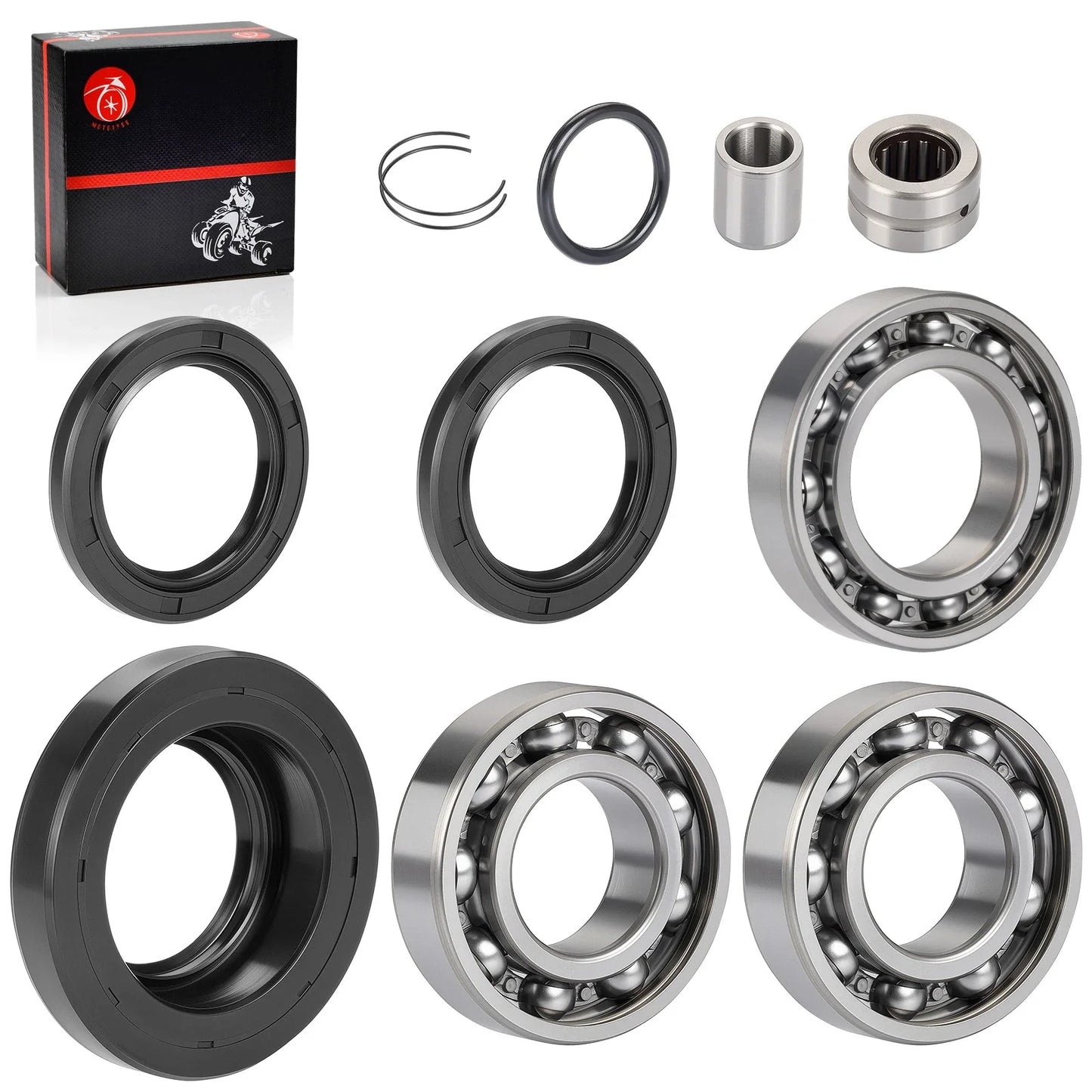 Rear Diff. Oil Seal & Bearing Kit for Honda Foreman (2000–2014)