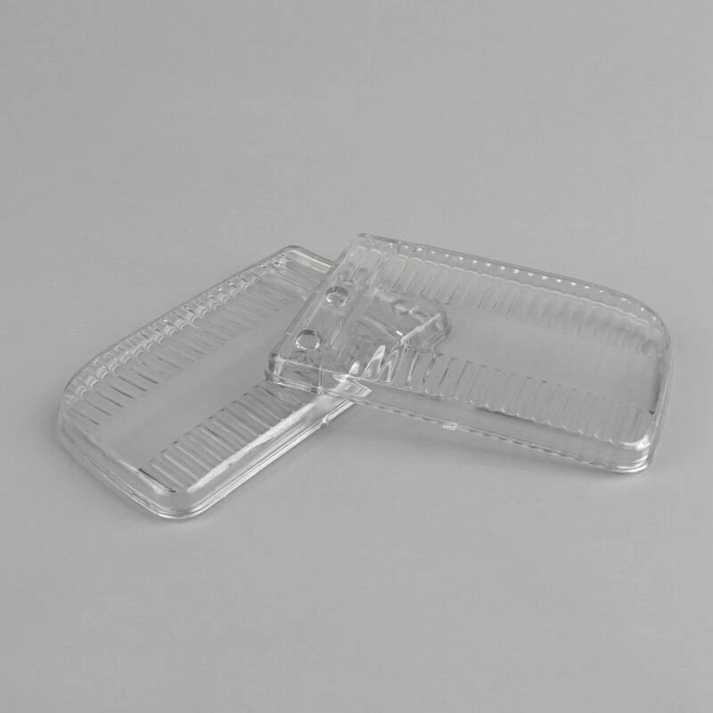 Pair Front Bumper Fog Light Lens for BMW E30 318i 318is (1982–1991)