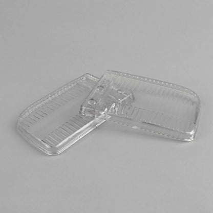 Pair Front Bumper Fog Light Lens for BMW E30 318i 318is (1982–1991)