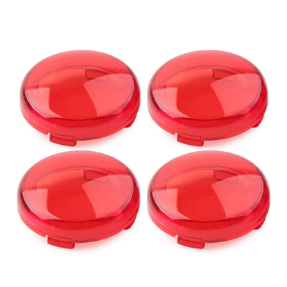 4 x Turn Signal Lens Light Covers for Harley Touring Softail Dyna