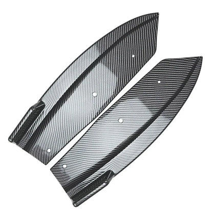 Carbon Black Rear Bumper Lip Wrap Splitters for BMW X4 G02 M Sport (2018-21)