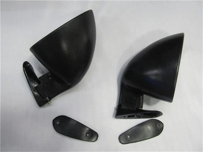 Matte Black California Classic Car Door Wing Rearview Side Mirrors