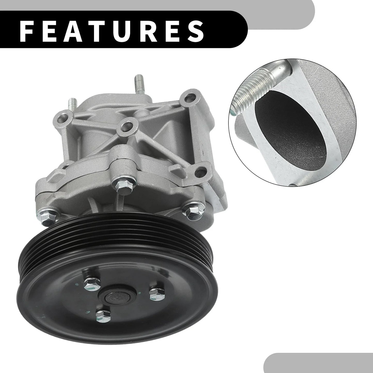 Water Pump with Gasket Kit for Hyundai Santa Fe (2010-2012)