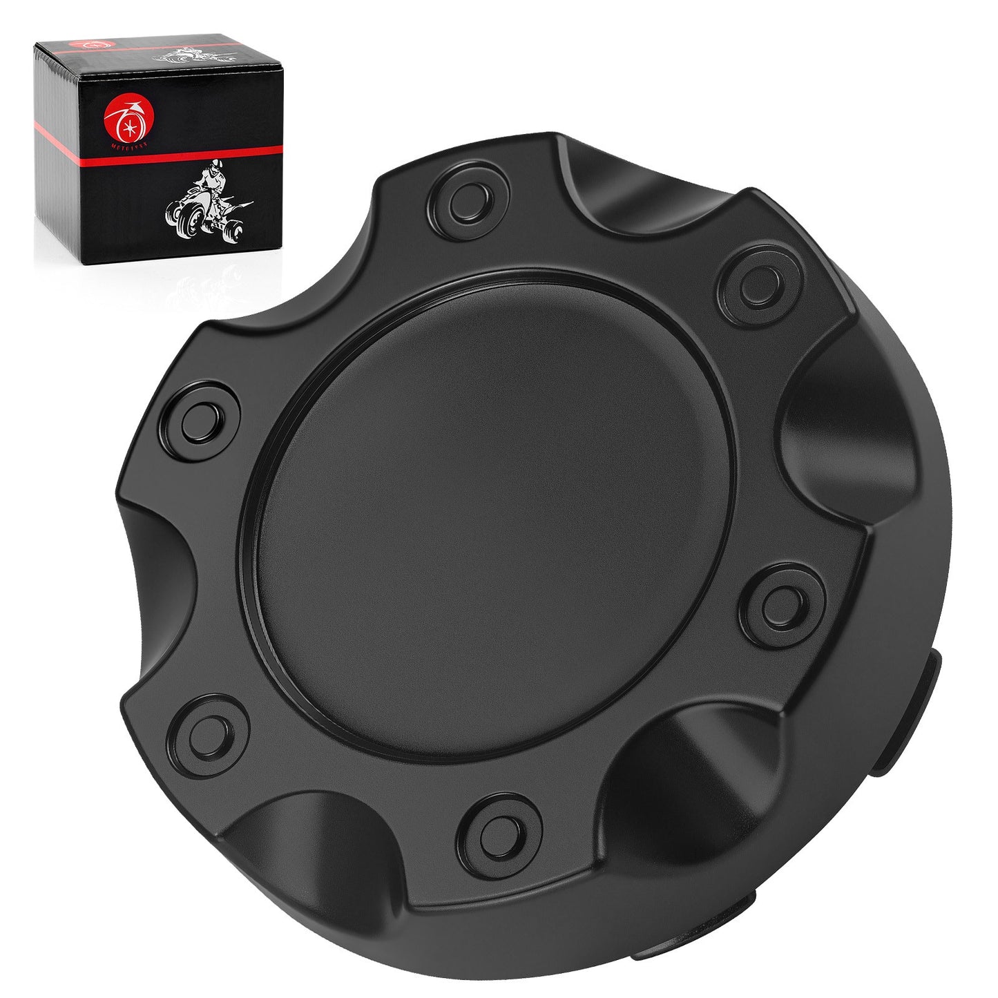 Set of 4 Black Rim Hub Caps for Polaris RZR XP 1000 (2017–2022)