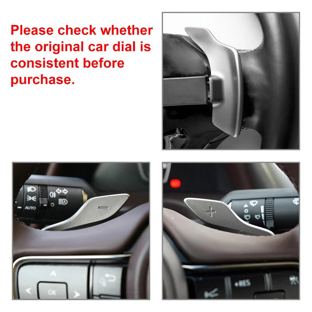 Steering Wheel Shift Paddle Extension for Lexus RX NX UX LX ES LS RZ LM (2015–2023)