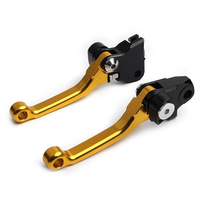 Pivot Brake Clutch Levers for Yamaha YZ 250F YZ 426F YZ 450F (2009–2020) Gold