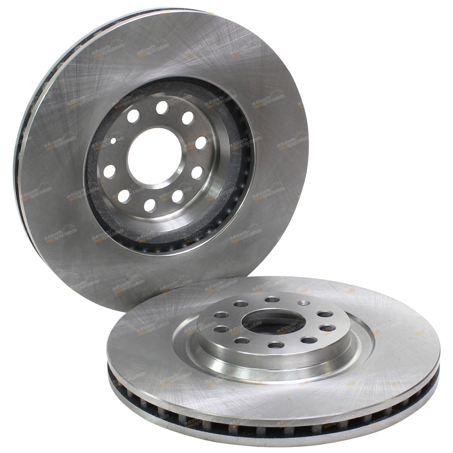 2X Front Disc Brake Rotors for Audi TT (2006–2010)