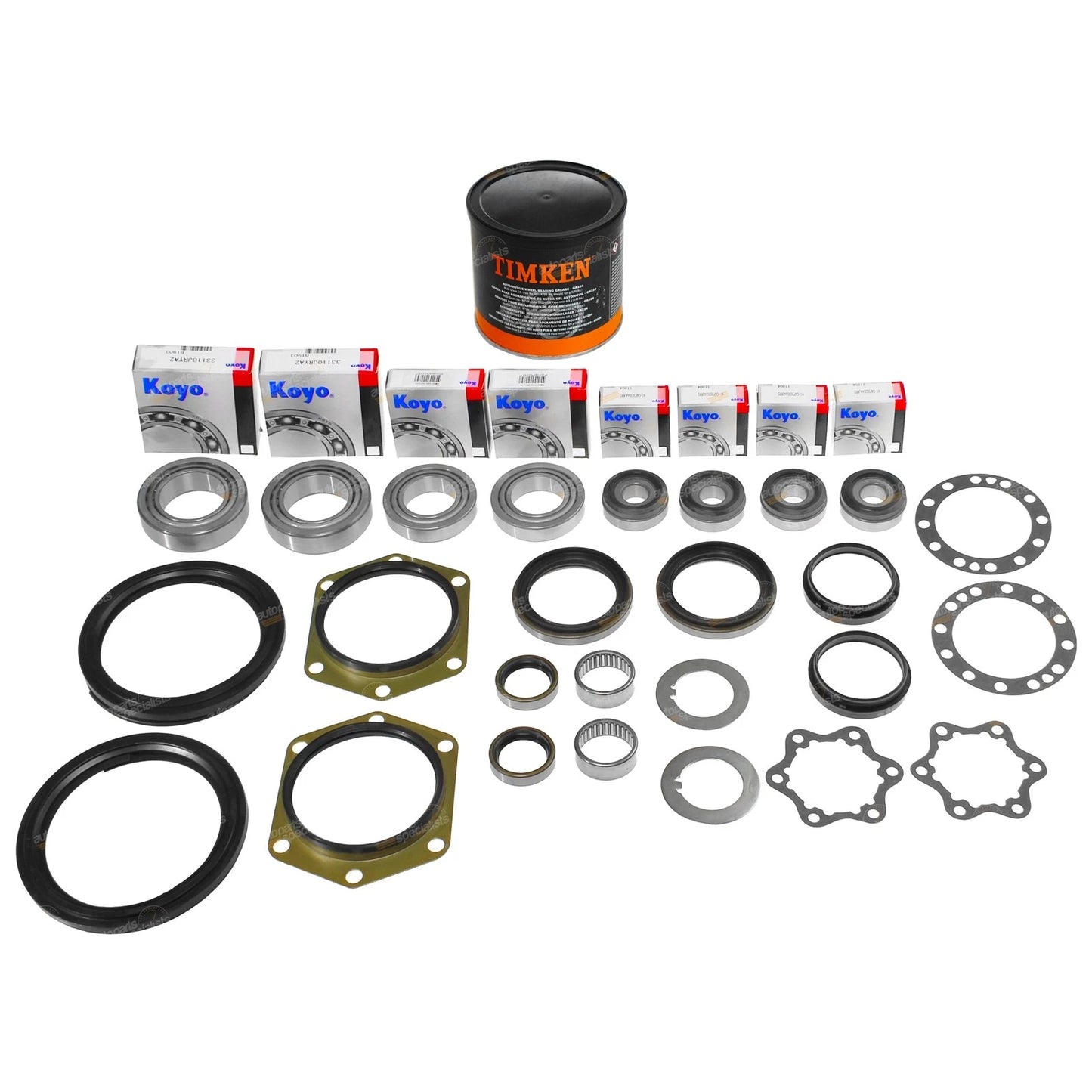 Swivel Hub Overhaul Kit with Wheel Bearings for Ford Maverick (DA)