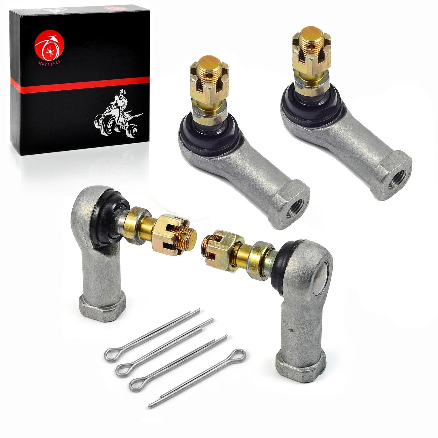 2 x Tie Rod End Kit Left/Right for Honda Rincon 650/680 TRX650/TRX680 (2003–2010)