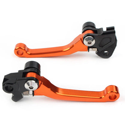 Orange CNC Aluminum Brake Clutch Levers for RMZ450 (2005-2022)