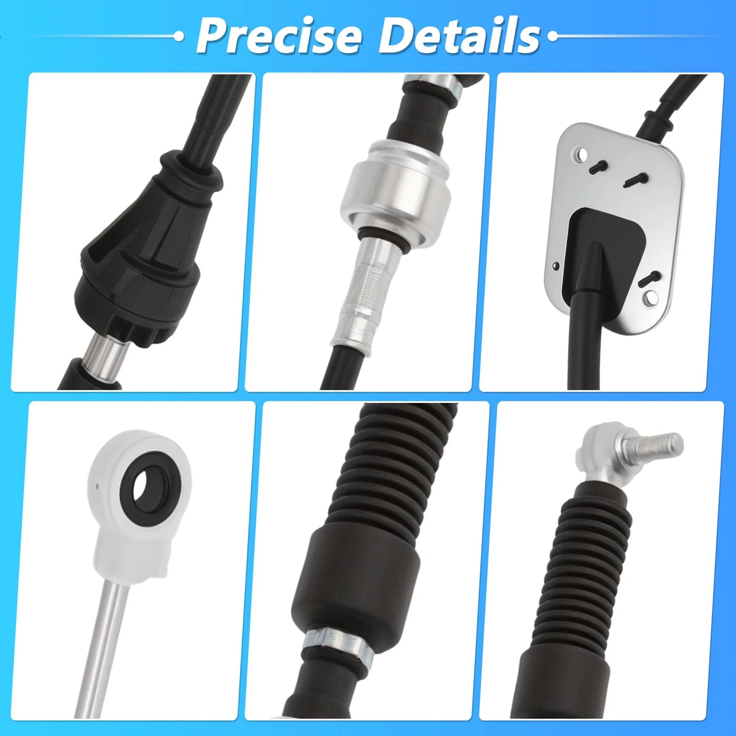 Auto Shift Transmission Cable for Toyota Corolla Matrix 1.8L A/T AWD (2003–2008) 33820-02370
