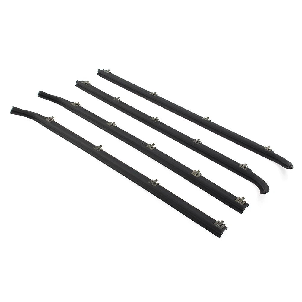 Set of 4 Outer Window Sweep Trim Seals for Ford Bronco F150 F250