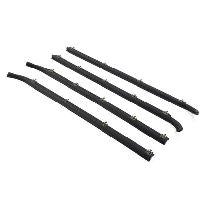 Set of 4 Outer Window Sweep Trim Seals for Ford Bronco F150 F250