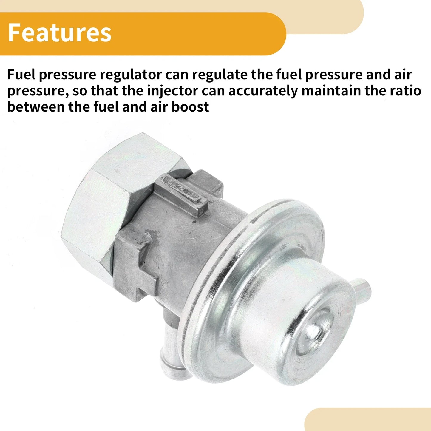 Fuel Pressure Regulator for Honda Civic (1997-2003) Metal 1 x Regulator