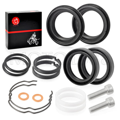 Front Fork Dust Oil Seals Rebuild Kit for Harley Sportster 883 1200 (1988–2023)