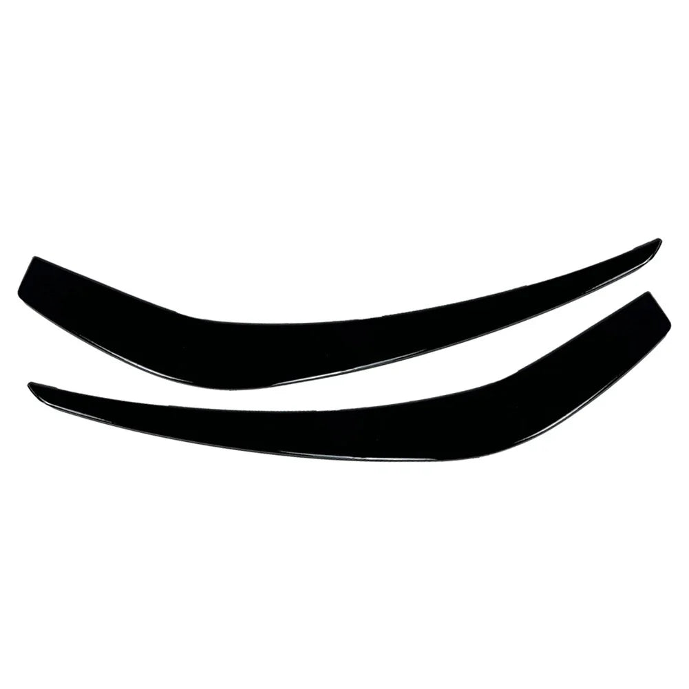 Glossy Black Front Bumper Side Air Vent Trims for Benz A Class (2013-2015)