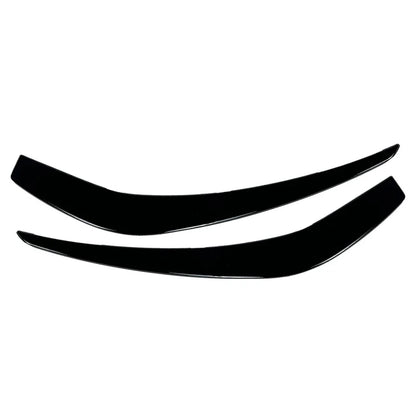Glossy Black Front Bumper Side Air Vent Trims for Benz A Class (2013-2015)