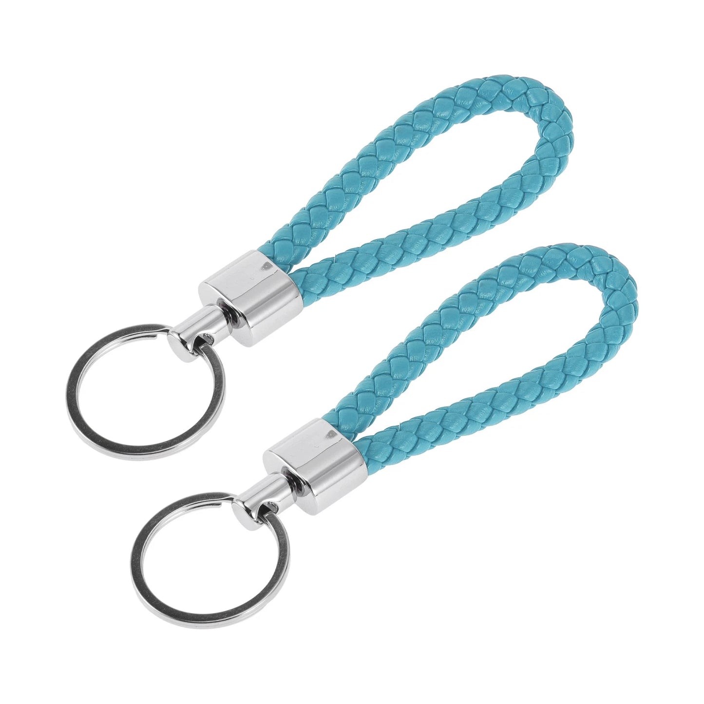 Car Keychain with Ring Zinc Alloy Silver Tone