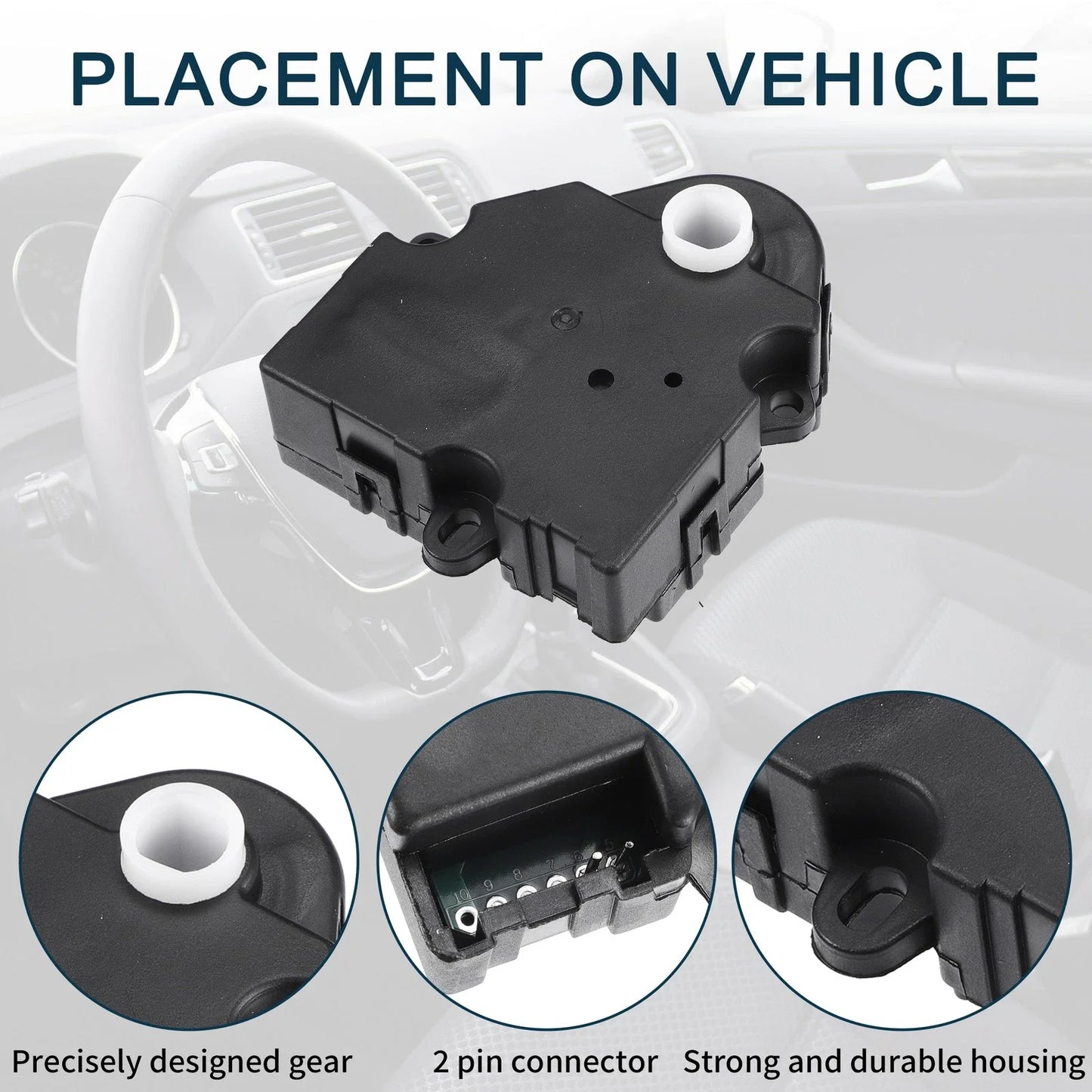 HVAC Heater Blend Door Control Actuator for Chevrolet C1500 (1992-1994)