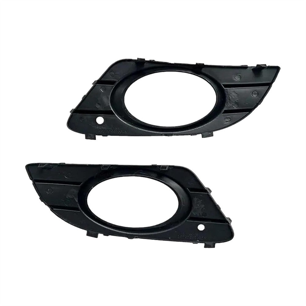 2X Black Front Bumper Fog Light Covers for Mercedes Benz CLK (2005–2009)