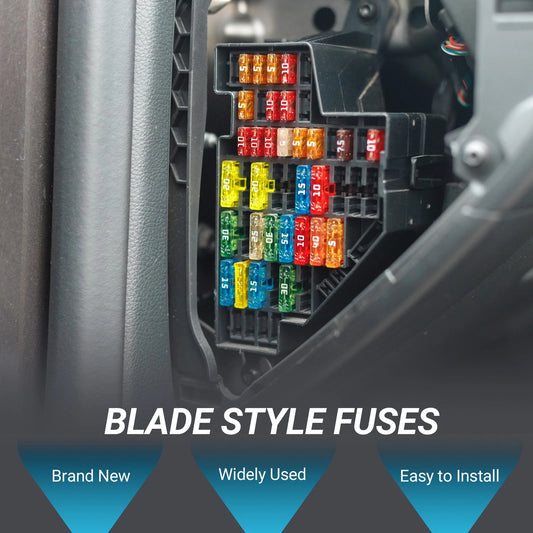 Set of 20 Mini Blade Fuses 35A for Automotive Short Circuit Protection