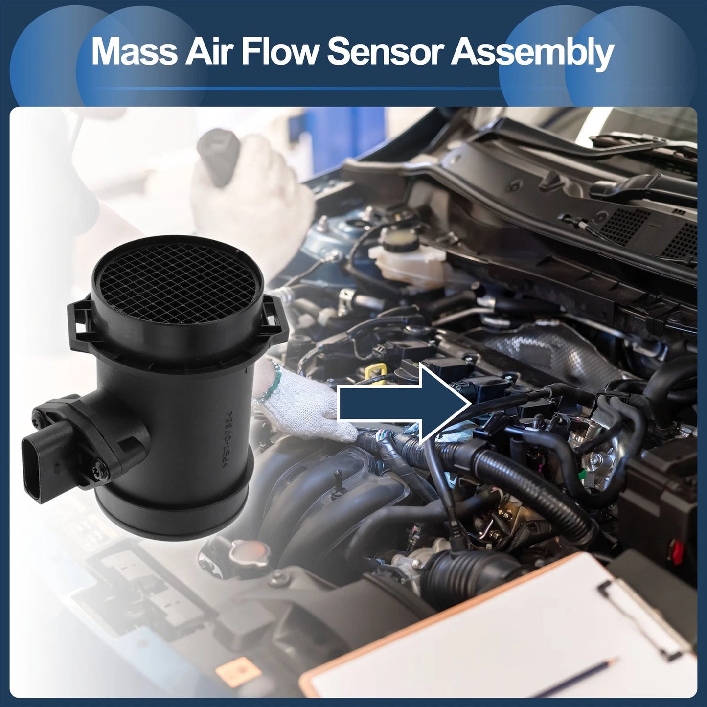 Mass Air Flow Sensor Assembly No. 059906461A for Audi A4 (1995–2001)