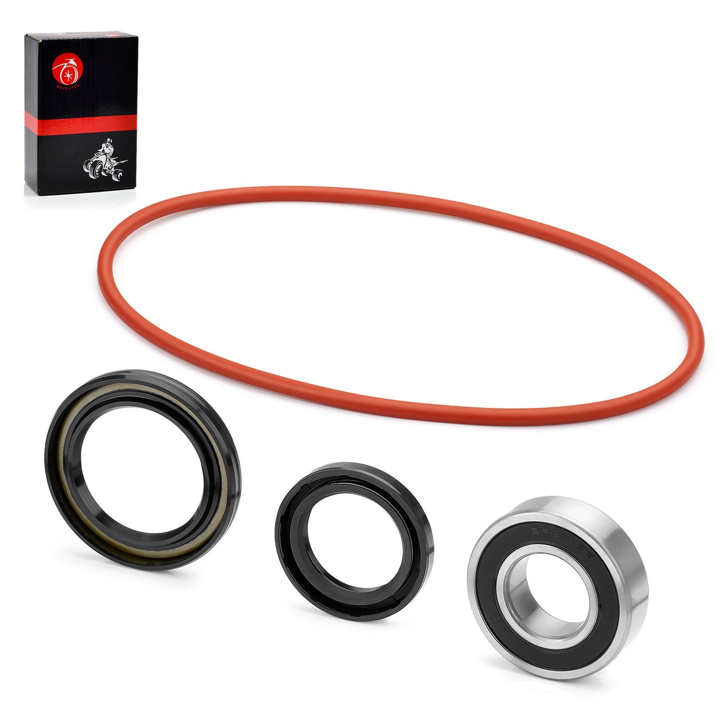 Rear Brake Drum Bearing and Seal Kit for Yamaha Grizzly 350 (2007–2014)