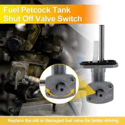 Fuel Valve Petcock Gas Tank Switch for Yamaha Kodiak 400 (1993–1999)