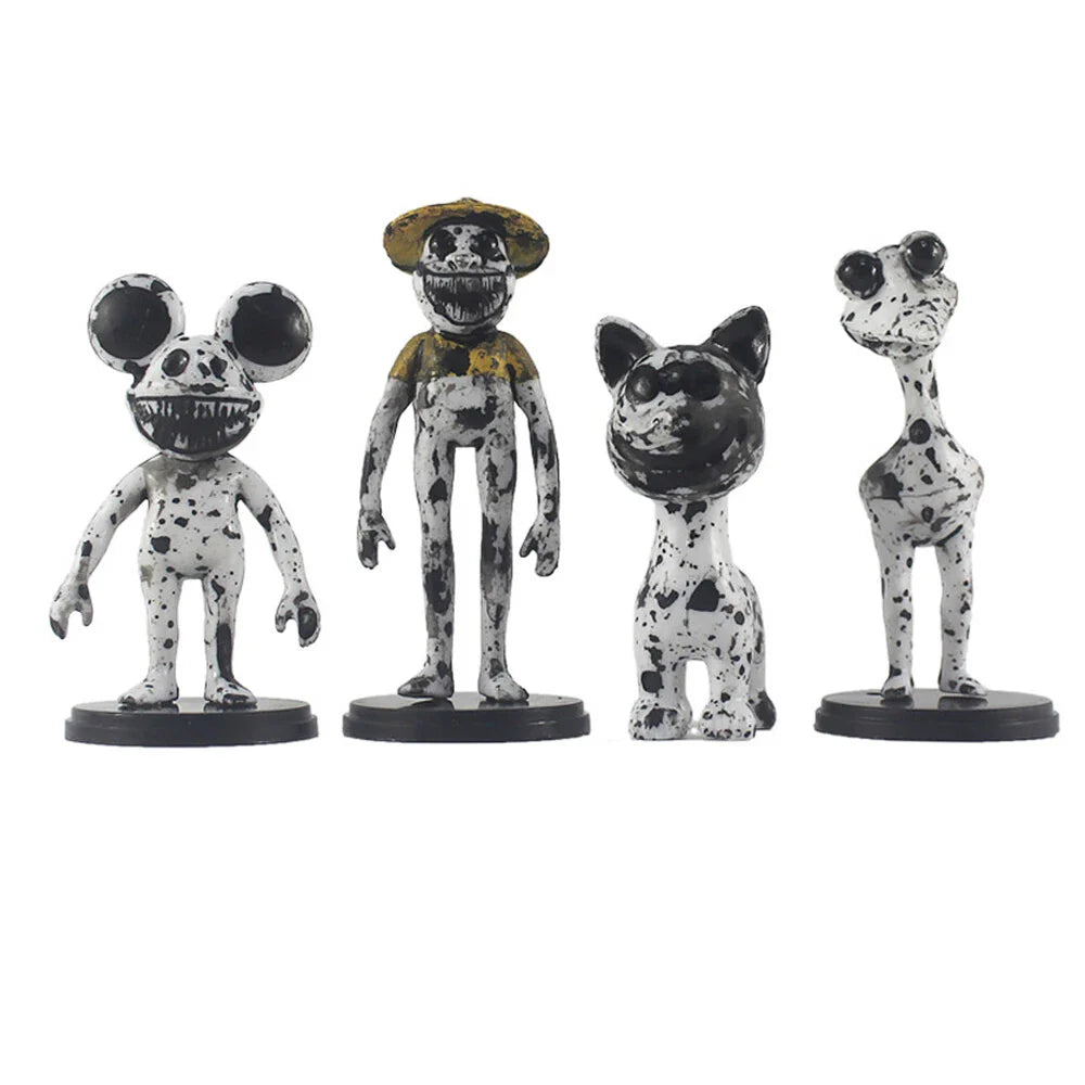 8pcs Zoonomaly Action Figures for Game Fans Horror Party Decorations