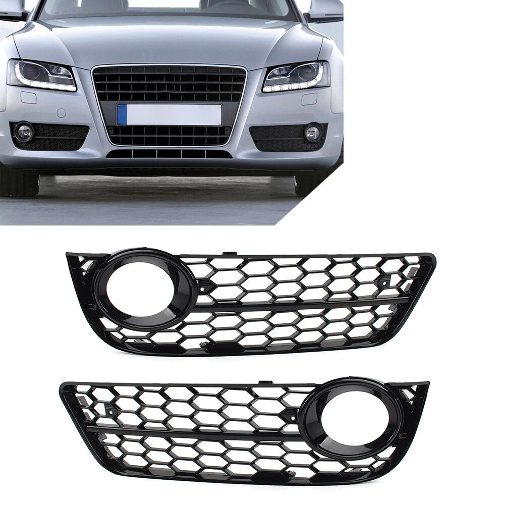 Piano Black Interior Door Handle Panel Trim for Audi A4 B8 A5 (2008–2016)