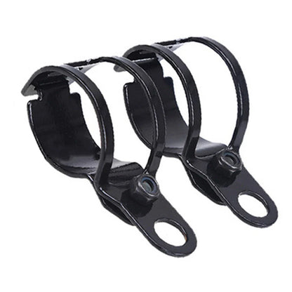 Fork Ear Clamp Turn Signal Light Mount Bracket for Harley Chopper Black