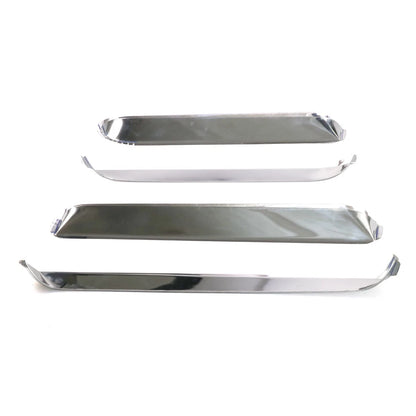 Chrome Weather Rain Visor for Toyota Corolla Sedan (1966–1970)