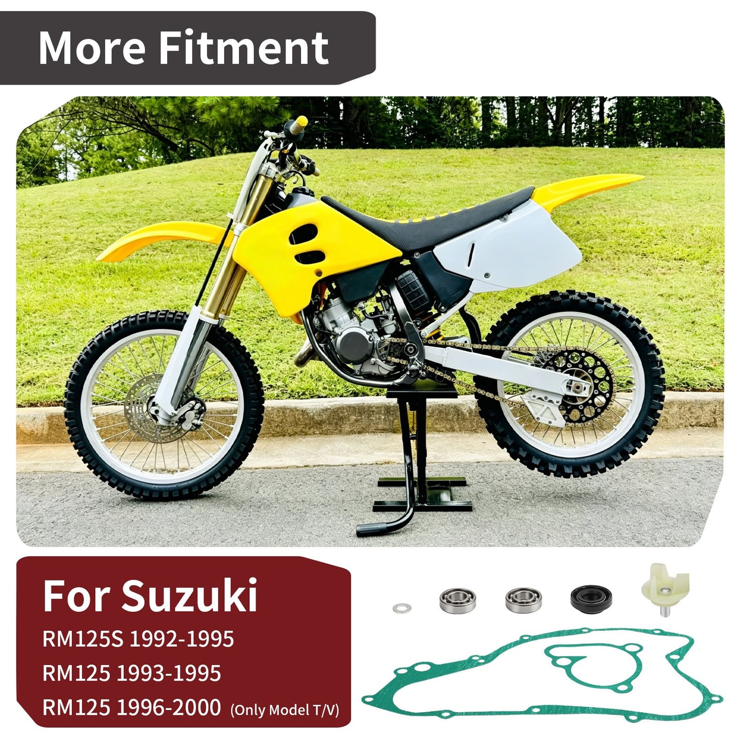 Water Pump Rebuild Kit for Suzuki RM125/S (1992–2000)