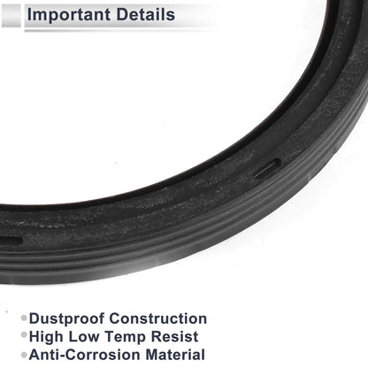Rear Crankshaft Oil Seal for Chevrolet Impala 1999-2009 (2 x NBR Rubber Seals)