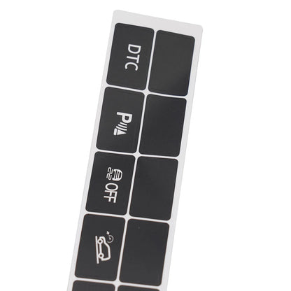 DASH Button Stickers for BMW X5 (2006–2013)