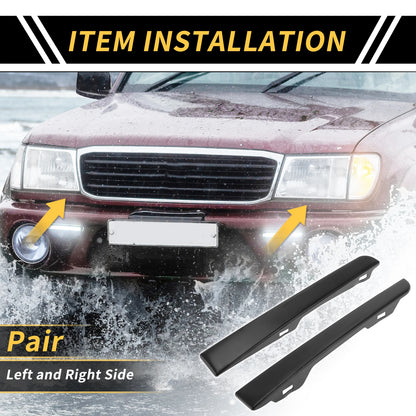 Pair Front Bumper Grille Headlight Filler for Toyota Tacoma (2005–2015) No. 5251335020