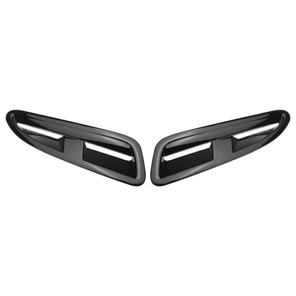 ABS Plastic Front Bonnet Vents Gloss Black for Jaguar XKR XK8 (2002-2009)