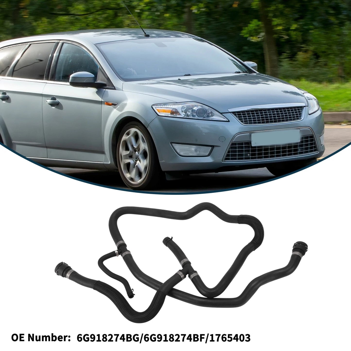 Radiator Hose No.6G918274BG for Ford Mondeo (2007) Rubber Heating Pipe