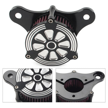 Red Air Cleaner Intake Filter for Harley Electra Road Glide Softail