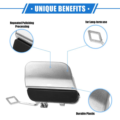 Tow Hook Cap for Mercedes-Benz E450 (2019–2020) Silver Tone