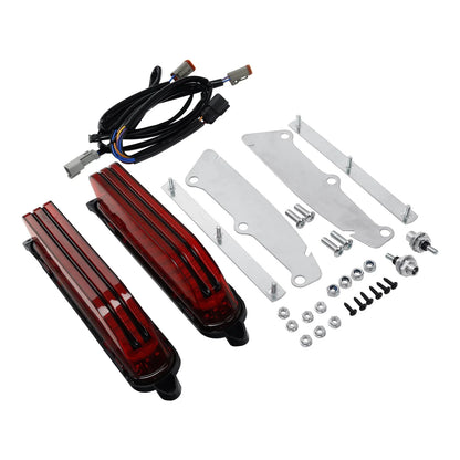 Rear Fender Fascia LED Brake Turn Tail Light for Harley Street Glide (14-24)