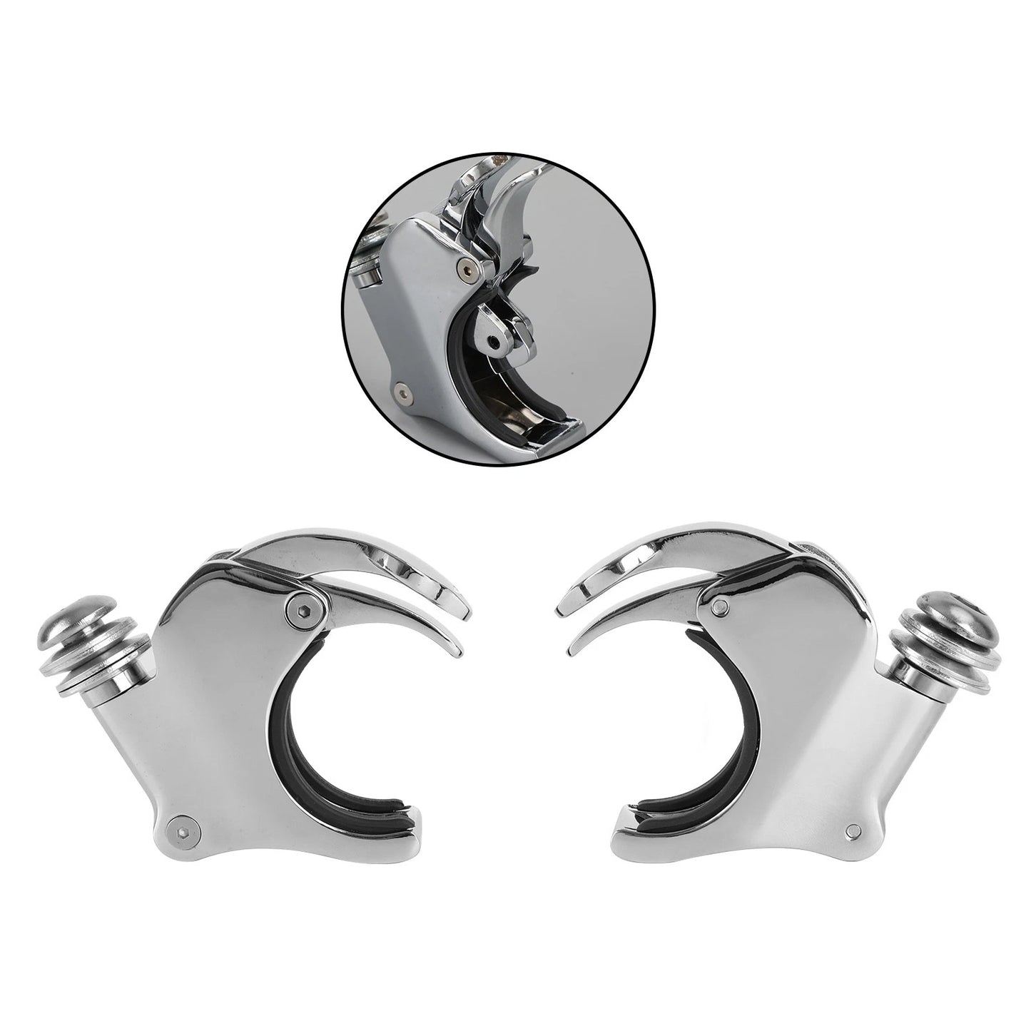 Windshield Clamps 49mm Forks for Dyna Wide Glide (2006–Present)