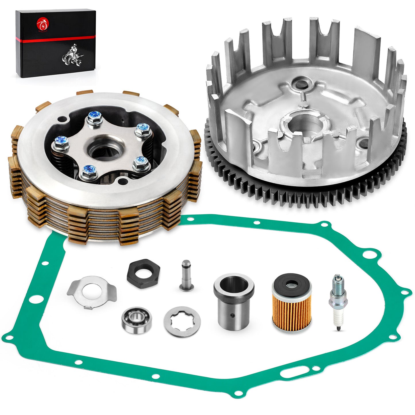 Clutch Kit Assembly for Yamaha Warrior 350 (1987–2004)