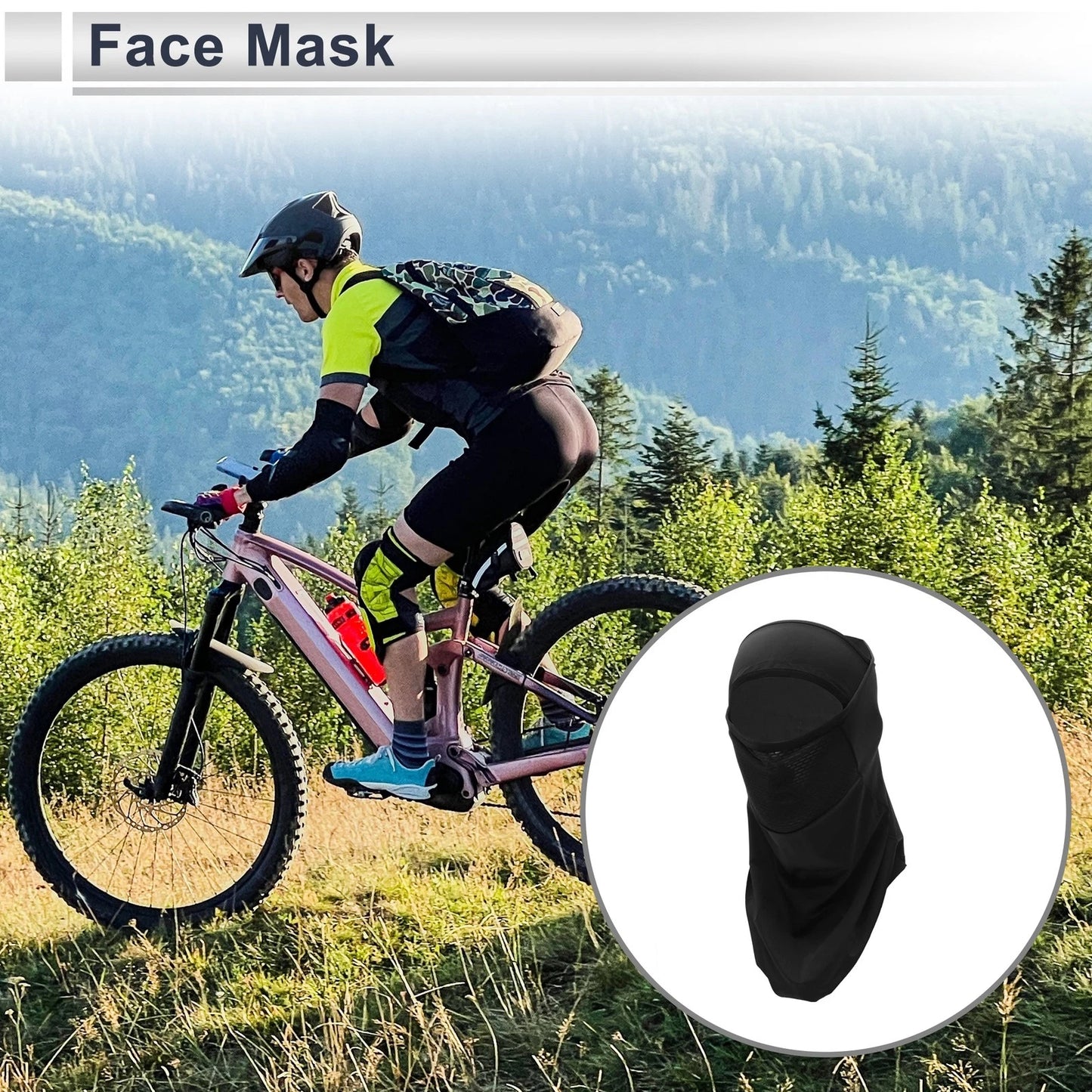 Half Pack Triangle Towel UV Face Shield for Universal Fit (2010–2023)