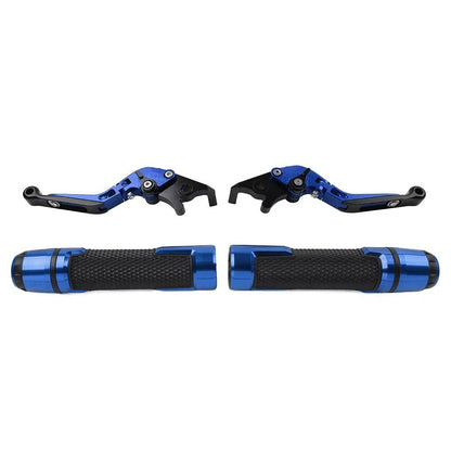 Folding Extendable Brake Clutch Levers & Handlebar Grips for Kawasaki Z1000